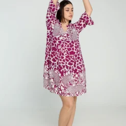 Robe Courte En Viscose Imprimé Léopard -Promos Robe Divine Magasin 00ce6c238c5e7b558f5ecffb7f20b384ace560d2 96R322012 18 2 7