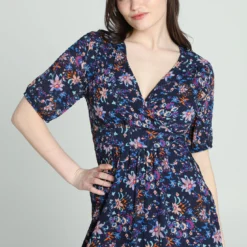 Robe Longue Cache-cœur Imprimé Floral -Promos Robe Divine Magasin 022e18ee55033e371490a305739a2ff59abdb006 96R332801 19 2 5