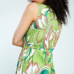 Robe Longue En Viscose Imprimé Graphique -Promos Robe Divine Magasin 02bcb0e5496a3fb176b3f9637288a27e4ab97cc3 96R332010 39 2 4