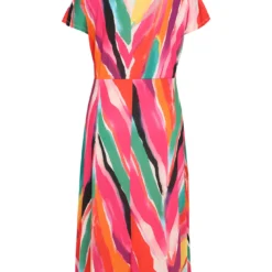 Robe Longue à Motif Abstrait -Promos Robe Divine Magasin 05911973634989315e762ccf040d083f04449655 9YR222404 65 1 2