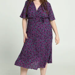 Robe Longue Portefeuille Effet Plissé -Promos Robe Divine Magasin 05d051c1853bcbe1191e508aebb5bdf585c93cc7 9VR331701 18 2 7