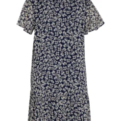 Robe Courte En Voile Imprimé Floral -Promos Robe Divine Magasin 06d60bdc8c247ec4352fb3d066e6e8b75a0b680e 9YR122801 2 1 2