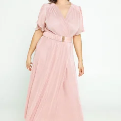 Robe Longue Unie Plissée -Promos Robe Divine Magasin 089ffeb8d8c75c2fdd2f4fded63dfd5fb6c5975e 9YR221401 20 2 7