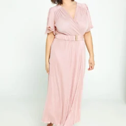 Robe Longue Unie Plissée -Promos Robe Divine Magasin 0d9c3c8163940ae1e8082515f68cb78c6a77600b 9YR221401 20 2 9