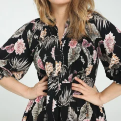 Robe Longue En Viscose Imprimé Fleuri -Promos Robe Divine Magasin 0fa7af3e54bb046ae2396402d45f64a50b57253f 5TR232281 125 2 4