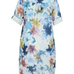 Robe En Lin à Motif Floral -Promos Robe Divine Magasin 101f58f0d93e3c75371a9d6b1776ee953862ccd1 9YR132302 78 1 2