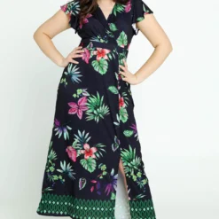 Robe Longue à Motif Floral Effet Broderie -Promos Robe Divine Magasin 102bba186c23c1e4d83753f325dc33d01a010e85 96M332310 39 2 7