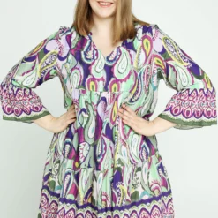 Robe En Viscose à Imprimé Cachemire Avec Bijoux -Promos Robe Divine Magasin 120bd756130f9c61a5c7eedfc7c16b6457ba31ca 9YR132205 18 2 4