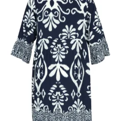 Robe Tunique Courte En Viscose à Imprimé Bicolore -Promos Robe Divine Magasin 1552604af5827cd2f23be7c9993356b371733bf5 9YR132204 19 1 2