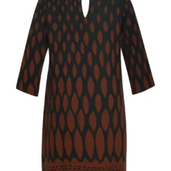 Robe Courte Avec Motifs Feuilles -Promos Robe Divine Magasin 15b2761899b132723dd1b91da090a0c371703ddf 8VR122802 104 1 2