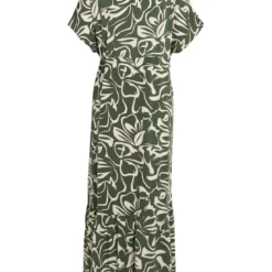 Robe Longue à Imprimé Graphique -Promos Robe Divine Magasin 187bc3cfee98720735c5d7f27ed04678541b715d 96R332001 37 1 2