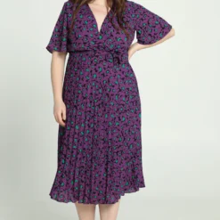 Robe Longue Portefeuille Effet Plissé -Promos Robe Divine Magasin 1c312d9f64570acc51e5ade086d5aad3aa59777a 9VR331701 18 2 9