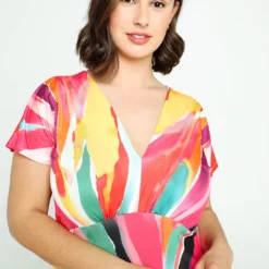 Robe Longue à Motif Abstrait -Promos Robe Divine Magasin 1c3528515b12a5cac73f5a5c8628e537b0f9a4a7 9YR222404 65 2 3