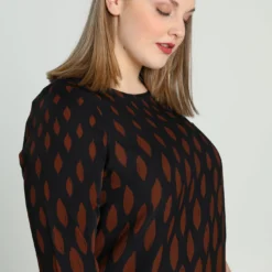 Robe Courte Avec Motifs Feuilles -Promos Robe Divine Magasin 1e3194b698f64c1d08120c3a7657d17e70783c05 8VR122802 104 2 7