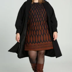 Robe Courte Avec Motifs Feuilles -Promos Robe Divine Magasin 2584b1cf181850b0689e078026362ff3f955cd8c 8VR122802 104 2 9