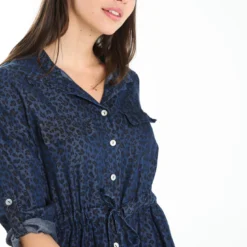 Robe En Lyocel Denim Imprimé Léopard -Promos Robe Divine Magasin 25fdb6bd0f9925748381523c8dba0430c9500748 76R322401 16 2 5