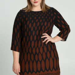 Robe Courte Avec Motifs Feuilles -Promos Robe Divine Magasin 27a594261871ca374f44ca32264933dee4375253 8VR122802 104 2 3