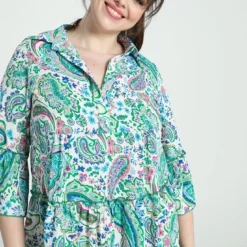 Robe Courte à Volants Avec Imprimé Cachemire -Promos Robe Divine Magasin 2e102afb01452a659464f56a8288dce2c92873c9 9YR132902 39 2 5