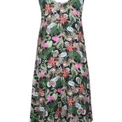 Robe En Viscose Imprimé Feuillage -Promos Robe Divine Magasin 2ef8cbcdfa6dffec815caa4c9af71a82b874eb67 5TR212281 65 1 2