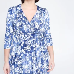 Robe Cache-coeur Imprimé Floral