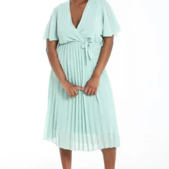 Longue Robe Unie à Effet Plissé -Promos Robe Divine Magasin 35008230136391a14fe9b696e3ae21ee96a92bd5 7YR221905 102 2 7