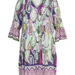 Robe En Viscose à Imprimé Cachemire Avec Bijoux -Promos Robe Divine Magasin 39275770083c1d0d06f6ee0f4d46d837f5703923 9YR132205 18 1 1