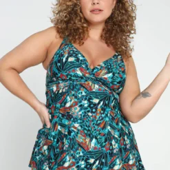 Robe De Plage Croisée à La Poitrine