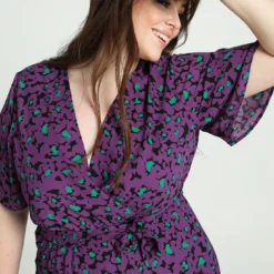 Robe Longue Portefeuille Effet Plissé -Promos Robe Divine Magasin 3a27504a8769e76feb24494066eb1791a41f7669 9VR331701 18 2 4