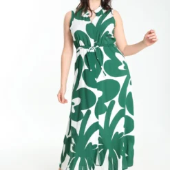 Robe Longue Imprimé Grandes Fleurs -Promos Robe Divine Magasin 40aada072568f7271e89748db4d17bf6643d469b 76R132001 39 2 5