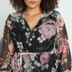 Longue Robe En Cache Cœur à Imprimé Floral -Promos Robe Divine Magasin 418a3a6b3f715dc96ace1450846d80000293707d 9YR232401 69 2 3
