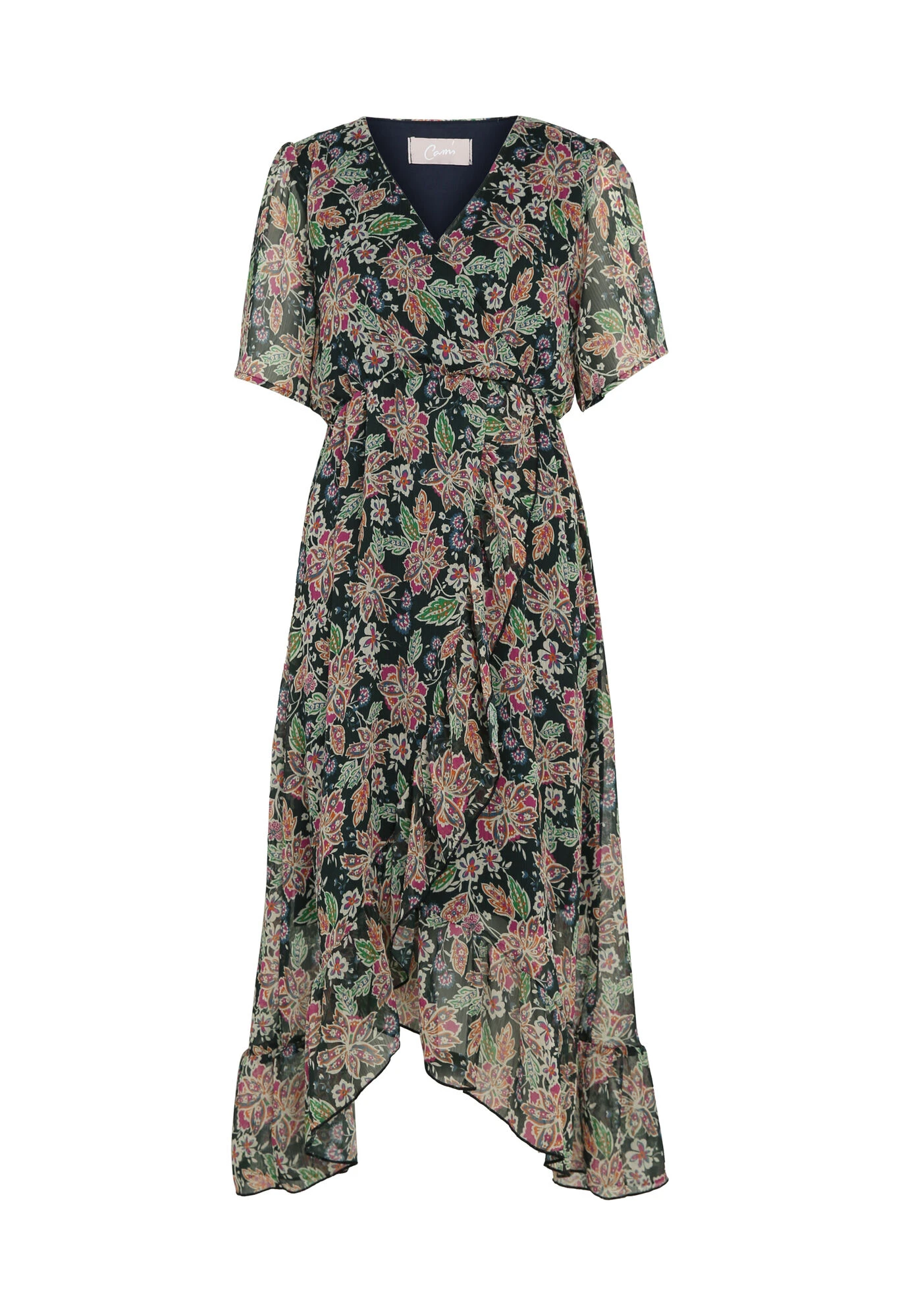 Robe Longue Cache-cœur Avec Volants 12 Robe Longue Cache-cœur Avec Volants – Image 10