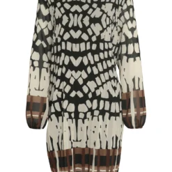 Robe Courte Plissée à Imprimé Graphique -Promos Robe Divine Magasin 4eb135611d0ee1cda51aed06dbe2d6a1240af5cb 86R322802 69 1 1