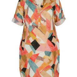 Robe Courte En Lin -Promos Robe Divine Magasin 54d8ebee195ba7f892a06f584359933d1fba62ba 9YR132301 56 1 1