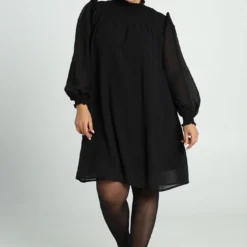 Robe Courte Unie En Voile Avec Smocks -Promos Robe Divine Magasin 54e6f9c827d34c8395deac75eaced45d7ec29911 9YR141902 69 2 8