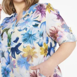 Robe En Lin à Motif Floral -Promos Robe Divine Magasin 5f81f18e5a3edf04161d6ae3d172b972de0df678 9YR132302 78 2 4