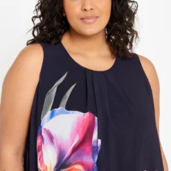 Robe En Voile à Motif Floral -Promos Robe Divine Magasin 6090222d0ecca37677703177dd45ab3dc74ae852 9YR112860 19 2 3