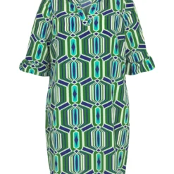 Robe à Motif Géométrique