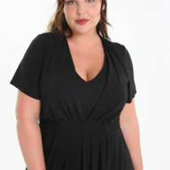 Robe Mi-longue Unie -Promos Robe Divine Magasin 72aefb71239b23d41cac554ec72a41929b45c707 8VM331701 69 2 5