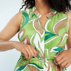 Robe Longue En Viscose Imprimé Graphique -Promos Robe Divine Magasin 74b9be5b5757661aafb52d58b0b52a4a0e741cde 96R332010 39 2 5