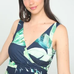 Cassis - Robe Imprimé Tropical -Promos Robe Divine Magasin 75b05d44ddd4d07fbcafa9f4d557fe6749778e9d 56M332310 39 2 3