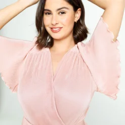 Robe Longue Unie Plissée -Promos Robe Divine Magasin 79e8cd20aa9d6dc438b434cacd78ec5b6bbe9a6b 9YR221401 20 2 6