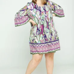 Robe En Viscose à Imprimé Cachemire Avec Bijoux -Promos Robe Divine Magasin 79ef9c4a90073d59d587fa420bd205ed2cb98286 9YR132205 18 2 8