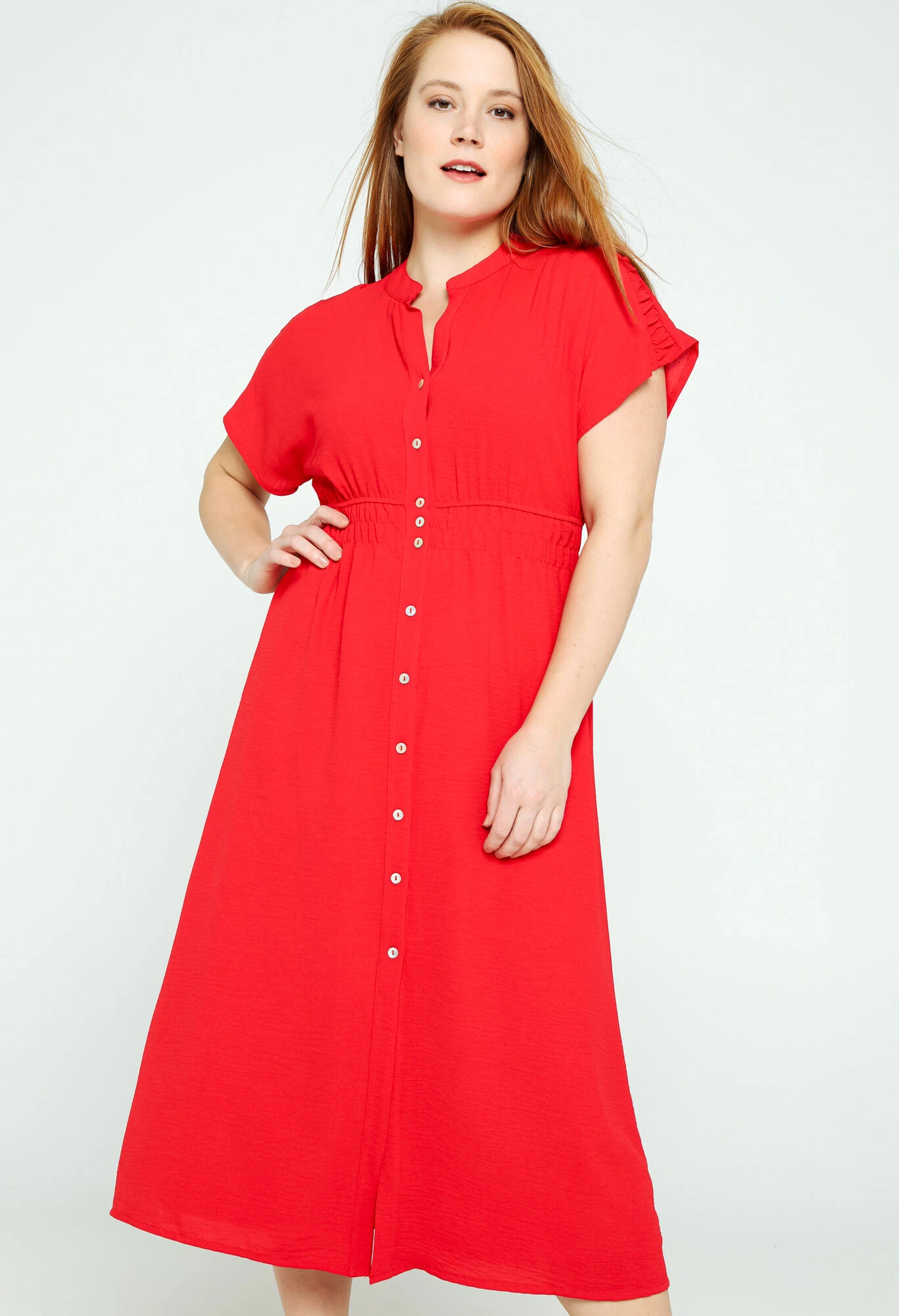 Robe Longue Boutonnée Unie 3 Robe Longue Boutonnée Unie