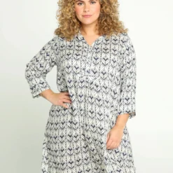 Robe Mi-longue En Viscose
