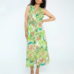 Robe Longue En Viscose Imprimé Graphique -Promos Robe Divine Magasin 81ea094232809b08ebdc63ed788d4d2b030536e7 96R332010 39 2 7