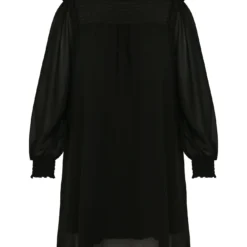 Robe Courte Unie En Voile Avec Smocks -Promos Robe Divine Magasin 897e96f48dbaba08b54799f3869f61c6c2d0d5a1 9YR141902 69 1 1