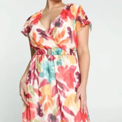 Robe Mi-longue Motif Aquarelle -Promos Robe Divine Magasin 9172d8ca3da7fa5483d447f3f6beae209f9b2bd4 96R332713 65 2 4