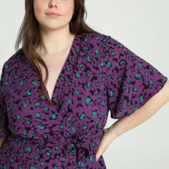 Robe Longue Portefeuille Effet Plissé -Promos Robe Divine Magasin 92351b3af5c7ffd8ed203c4b89d88bd5218f3965 9VR331701 18 2 6