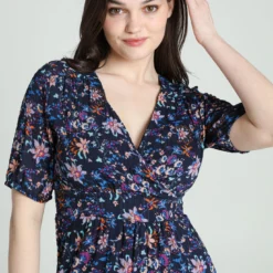 Robe Longue Cache-cœur Imprimé Floral -Promos Robe Divine Magasin 9517fbb5270add00276ddc9a6922d28091991e1d 96R332801 19 2 3