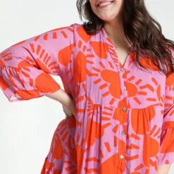 Robe Tunique Avec Cœurs -Promos Robe Divine Magasin 979d9233e035c4c759b172951304f1a6db80c0e6 9YR132212 25 2 5